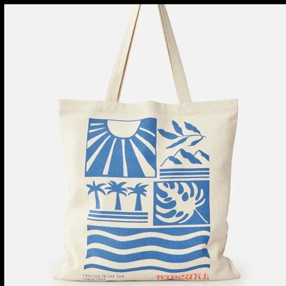 Rip Curl Handbags - Rip Curl - Mixed Shopper 3L Tote - White